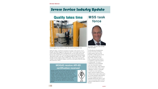 ValveWorld SEVERE SERVICE July 2017 issue